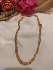 Enchanting Layer Green Stone Long Chain
