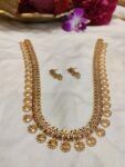 Inimitable Coin Design Bridal Design Long Necklace