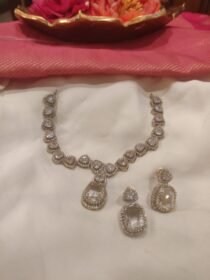 Mesmerizing Crystal AD Neckalce With All Crystal AD Stone