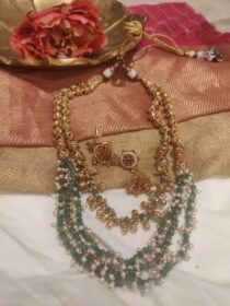 Posh Bridal Layered Long Necklace