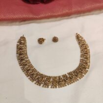 Regal Short Peacock Necklace
