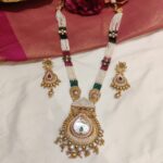 Enigmatic Bridal Long Pearl Necklace