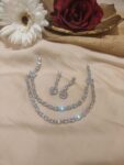 Enchanting Floral 2 Layer CZ Crystal Necklace