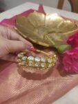 Sparkling Round Kundan Stone Kada