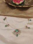 Majestic Lotus Chain With white Beads