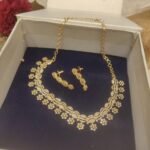 Lustrous Golden AD Short Choker