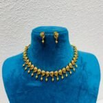 Posh elephant golden bridal choker necklace