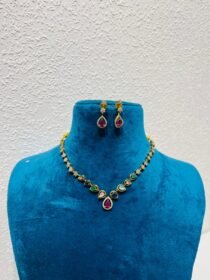 Glamorous Multicolour Ad Necklace