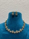 Refined Glamorous Elegant floral diamond short necklace