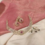 Timeless cuban with ad stone changeable stone golden choker necklace