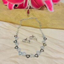 Little Heart silver chain necklace