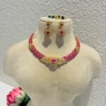 Cuban ruby changeable choker