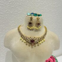 Ruby peacock changeable choker