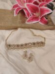 Multi color floral chain necklace