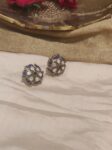 FLORAL BLUE KUNDAN EARRING