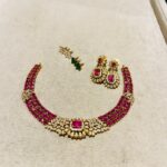 Cuban ruby changeable choker