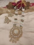 Opulent Multilayer Bridal Floral Kundan Stone Necklace