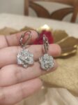 Exquisite CZ Floral Earrings