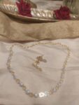Radiant CZ Golden Short Necklace