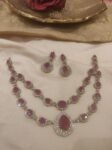 Lustrous 2 Layer Ruby Necklace