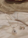 Exquisite CZ Green Ad Stone Chain
