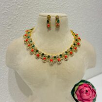 Refined Crystral Star Green AD Stone Necklace