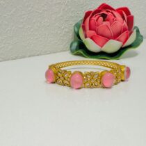 Radiant Classic Pink Stone Kada