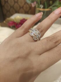 Opulent CZ Crystal Stone Ring