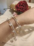 Radiant Crtsal AD Stone Bangles Set of 2