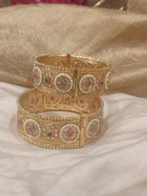 Divine Bridal Floral Kada Set of 2