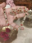 Royal Navratna AD Stone Necklace Set