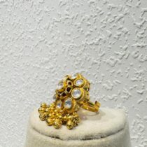 Regal Kundan Stone Finger Ring