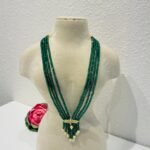 Exquisite Multilayer Handcrafted Gtreen Mala