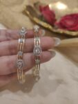 Opulent Crystal Ad Stone Bangles Set of 2