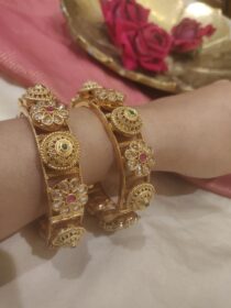 Ethereal Bridal Floral Kada Set of 2