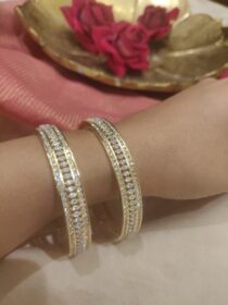 Whimsical AD Stone Bangles Set of 2