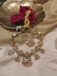 Lustrous Floral Bridal Necklace