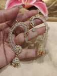 Exquisite AD Stone Ear Cuff Jhumka