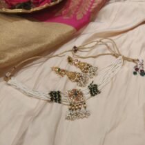 Opulent Handcrafted Choker With Kundan Stone