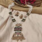 Timeless Bridal White Pearls Long Necklace