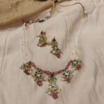 Radiant Handcrafted Kundan Floral Necklace