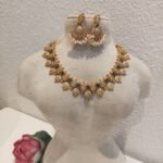 Refined Lakshmi Green Stone Necklace