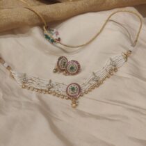 Bespoke Pearl Floral Choker