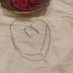 Graceful AD Stone 2 Layer Necklace