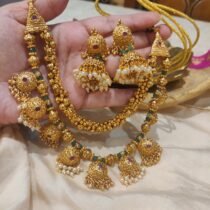 Elegant Bridal 2 layer Short Necklace