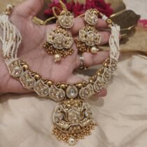 Sought Bridal Peacock Crystal Stone Choker