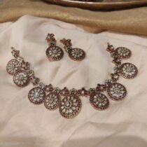 Radiant Crystal Stone Choker