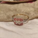 Mesmerizing Floral Ruby Stone Ring
