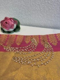 Regal Layered White Pearl Payal