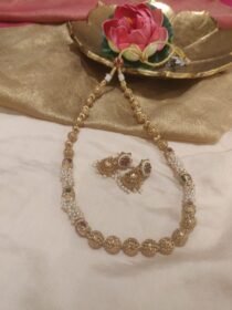 Artisanal Bridal Golden Necklace
